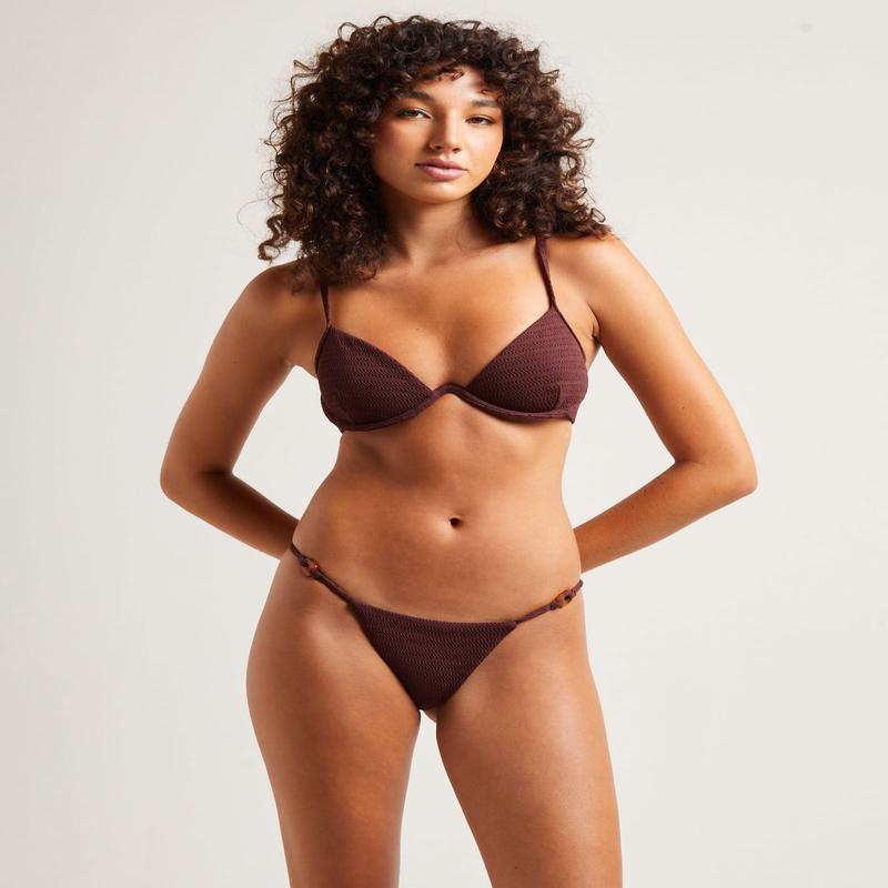 Keala Curve Underwire Bikini Set in Plum