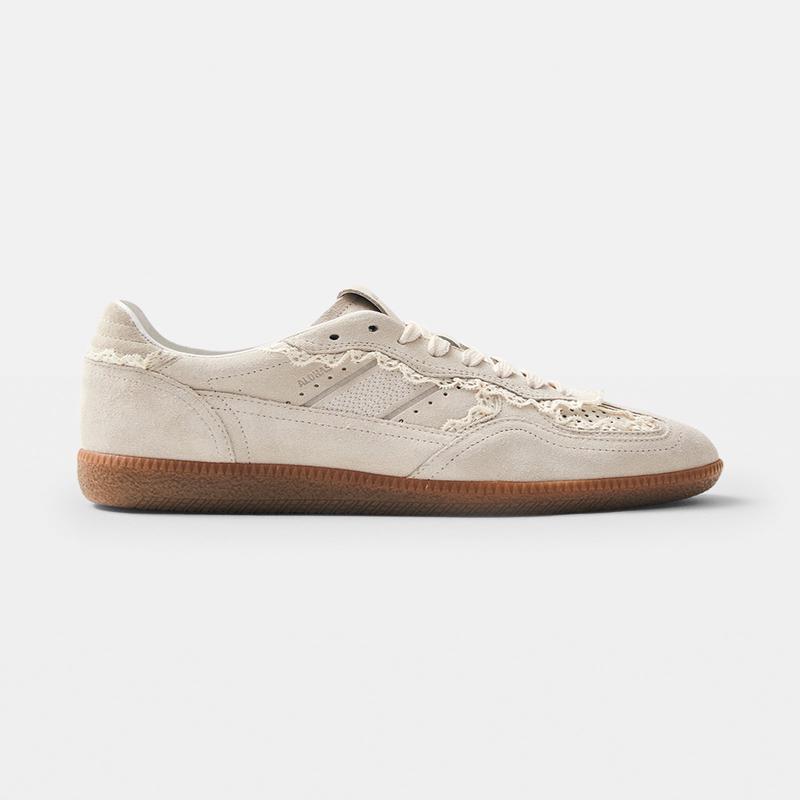 Tb.490 Crochet Cream Leather Sneakers