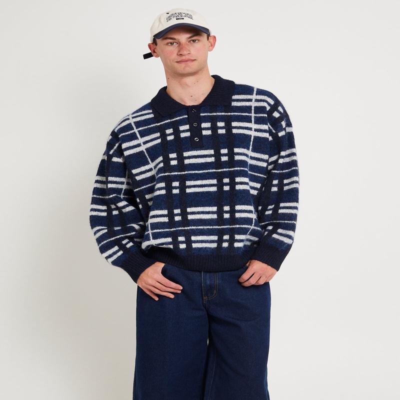 Union Knit Polo Jumper