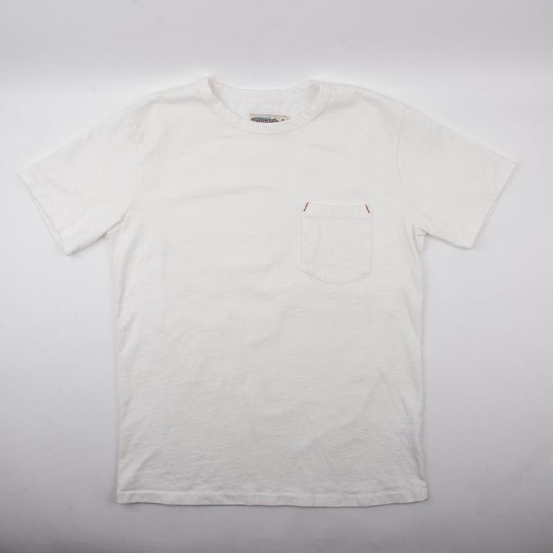 13 Ounce Pocket T-Shirt White