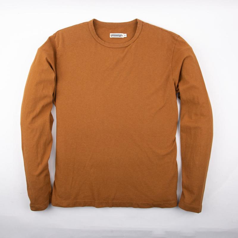 9 Ounce T-Shirt L/S  Tobacco