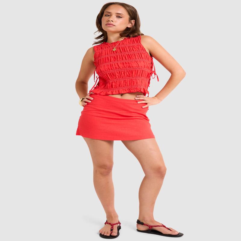 Ella Contrast Mini Skirt