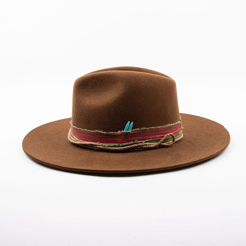 Hampui Teardop Hat  Chocolate