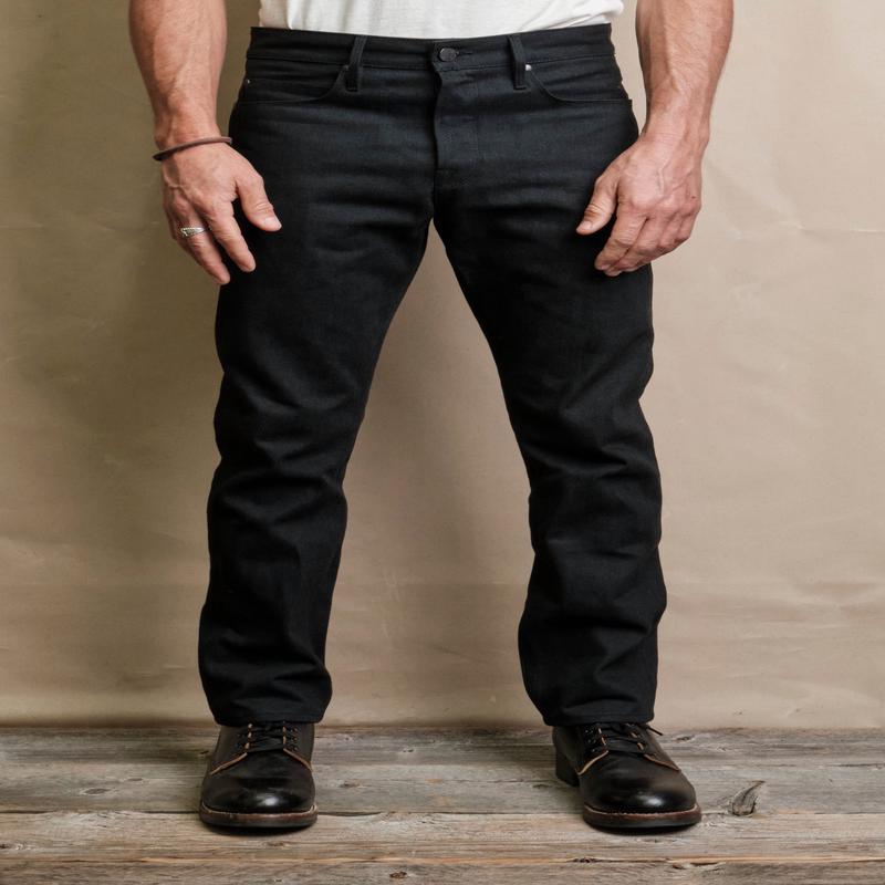 Rios Raw 14.25 oz Black Grey Japanese Denim