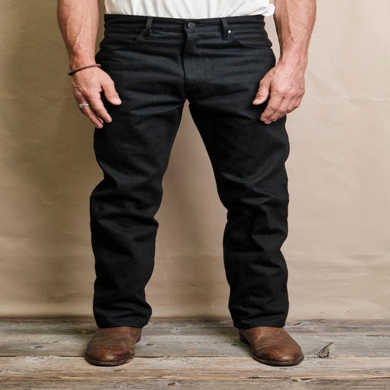 Wilkes Western raw 14.25 Ounce Black Grey