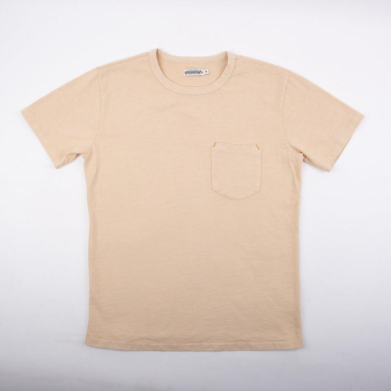 13 Ounce Pocket T-Shirt Cream