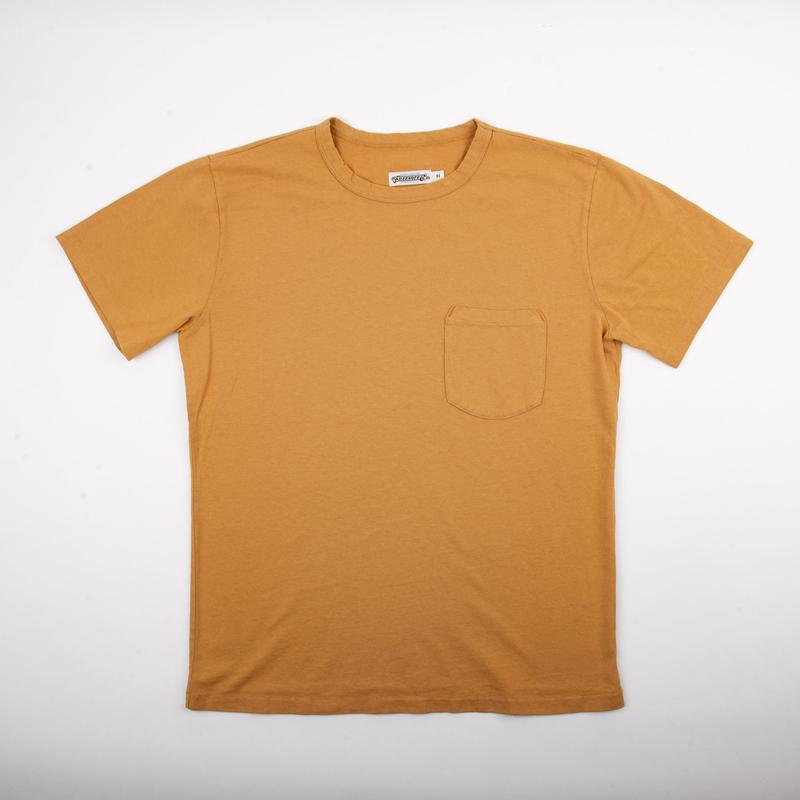 9 Ounce Pocket T-Shirt  Mustard