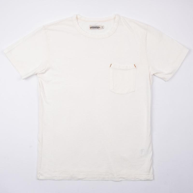 9 Ounce Pocket T-Shirt  White