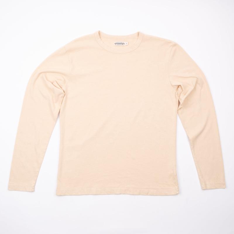 9 Ounce T-Shirt L/S  Cream