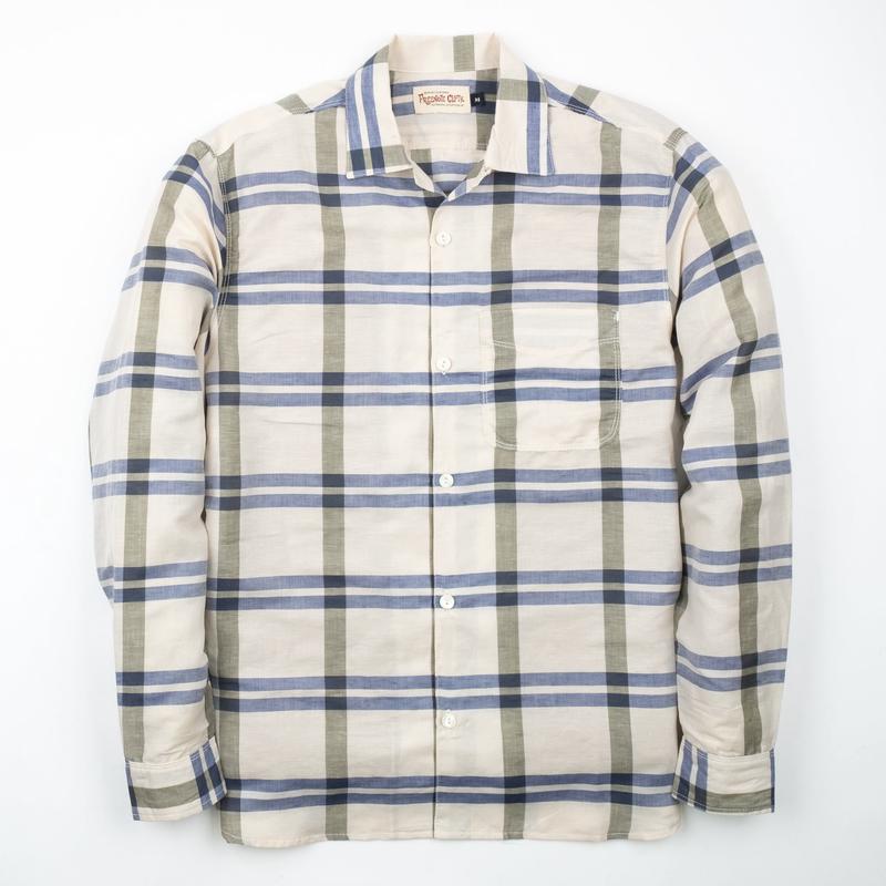 Hawaiian LS Chalk Plaid