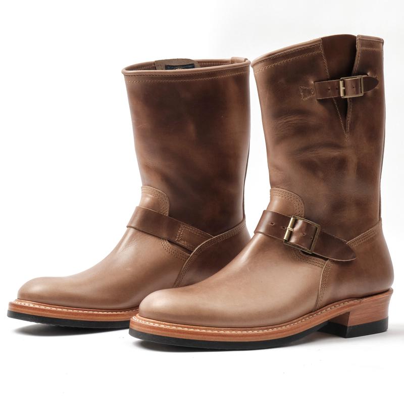 John Lofgren Wabash Engineer Boots Horween Chromexcel Natural