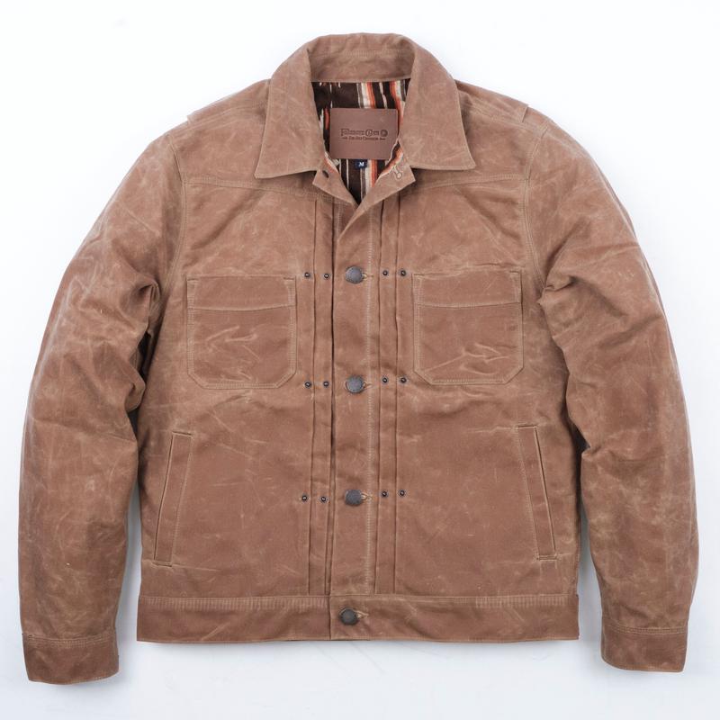 Riders Jacket Waxed Canvas Rust