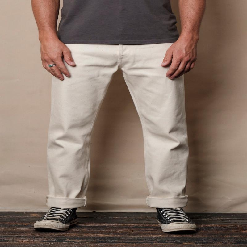 Trabuco Classic Straight  14 Ounce Ecru Denim