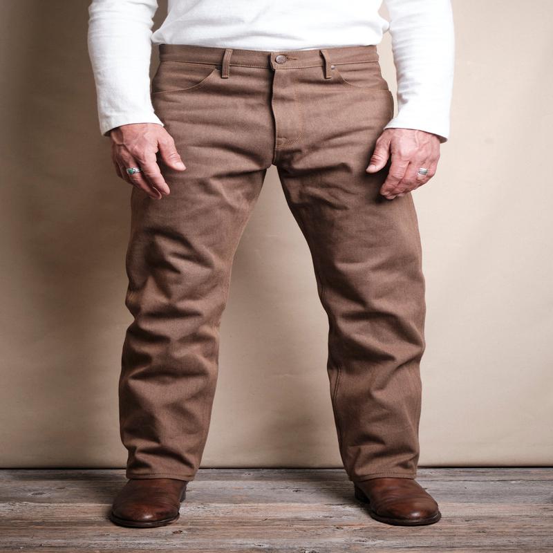 Wilkes Western 15 Ounce Brown Denim