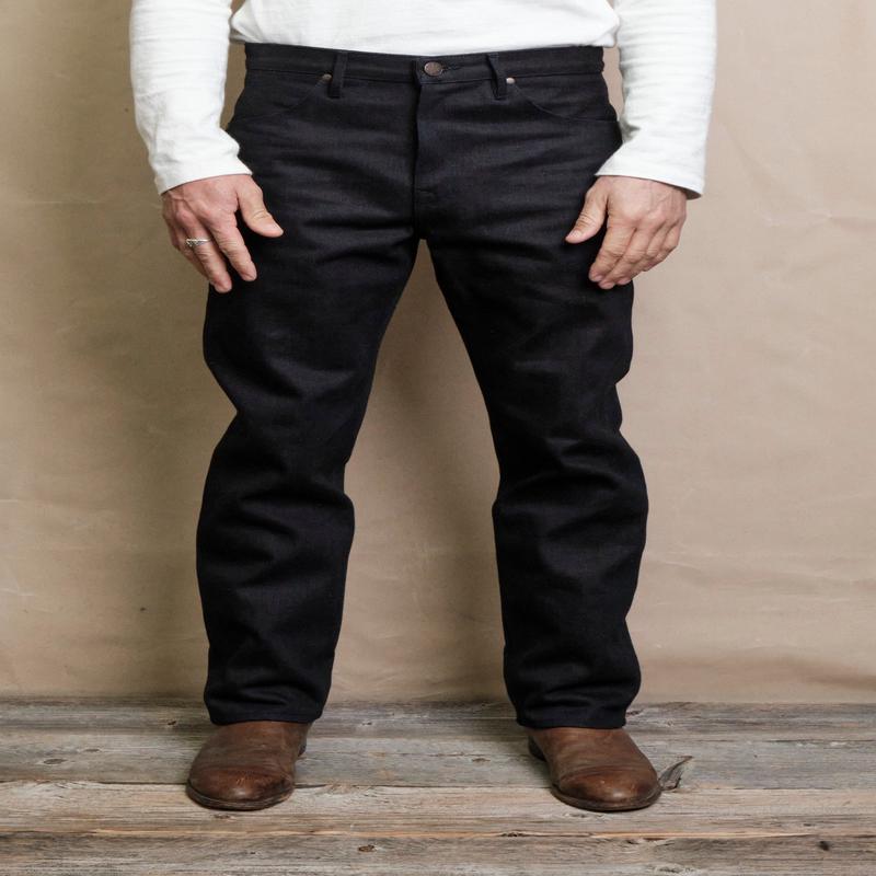 Wilkes Western 16 Ounce Indigo Brown Denim