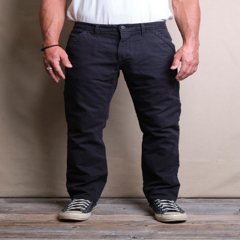 Workers Chino Slim Fit  14 Ounce Slub Black