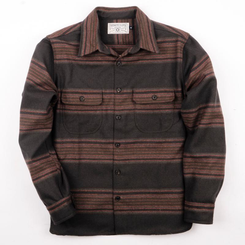 Benson Black Stripe Wool